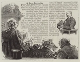 Skisser i Kungliga Domstolarna